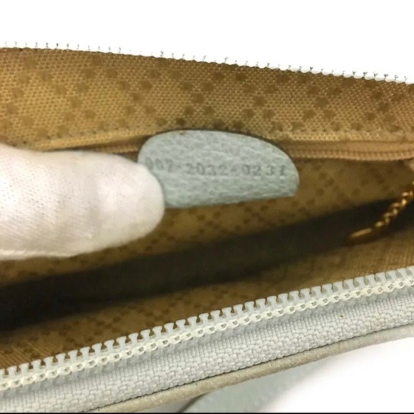 GUCCI Bamboo Handle Gray Suede Mini Hand bag/shoulder bag - Picture 13 of 17